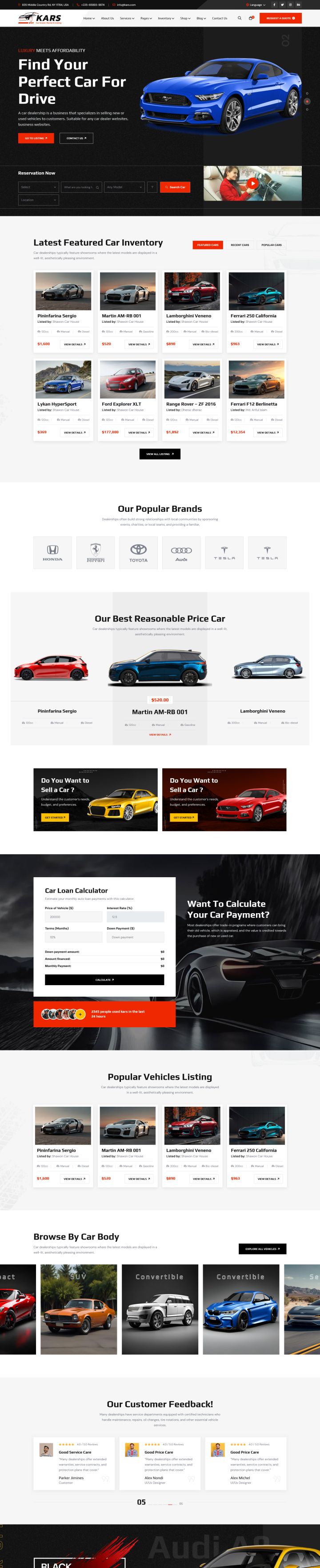 WordPress шаблон ThemeForest Kars