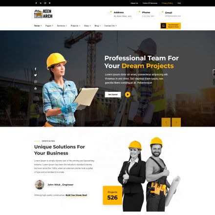 ThemeForest Keenarch
