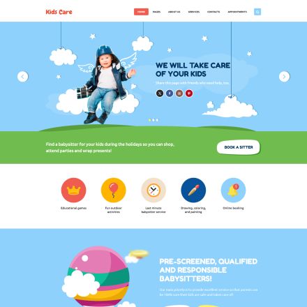 ThemeForest Kids Care