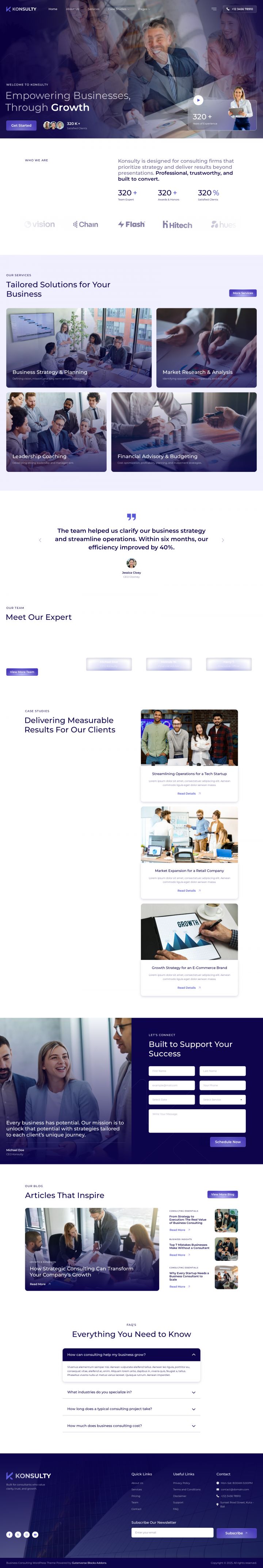 Шаблон ThemeForest Konsulty WordPress шаблон ThemeForest Konsulty