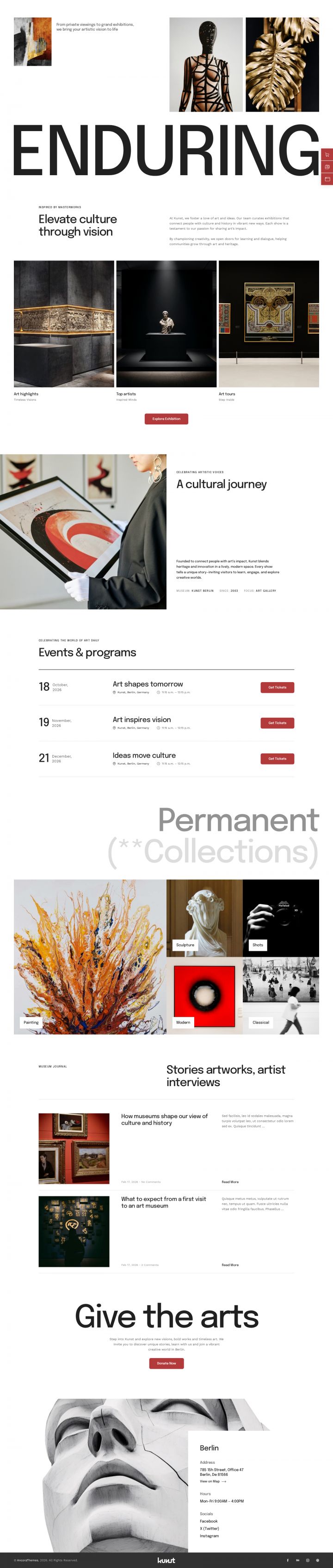 WordPress шаблон ThemeForest Kunst