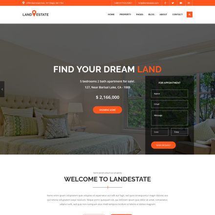 ThemeForest Land Estate