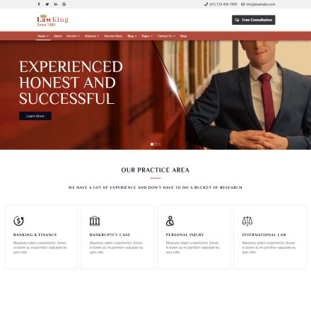 ThemeForest Lawking