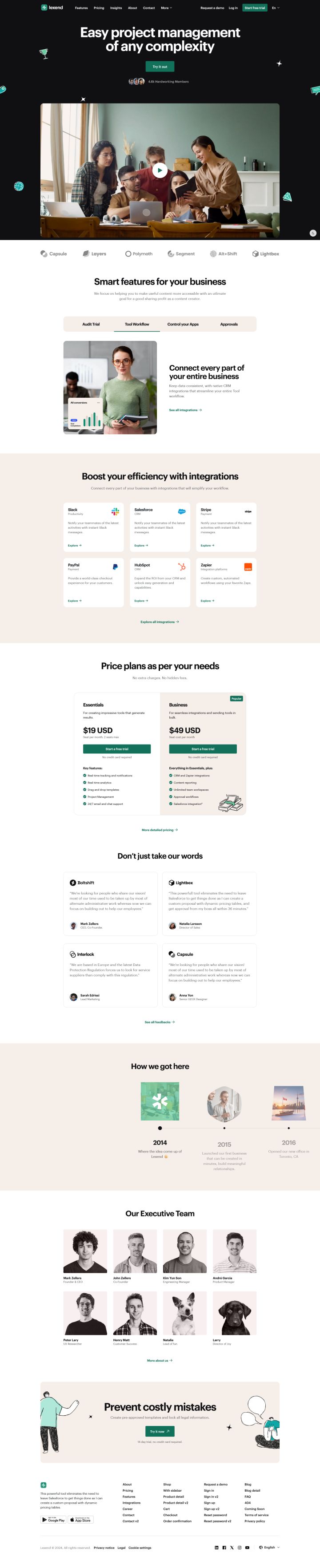 WordPress шаблон ThemeForest Lexend