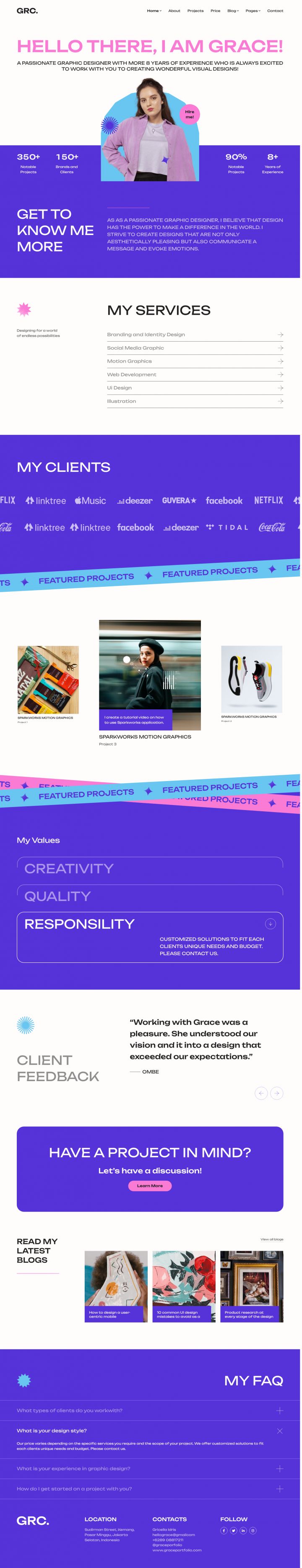WordPress шаблон ThemeForest LinkGrace