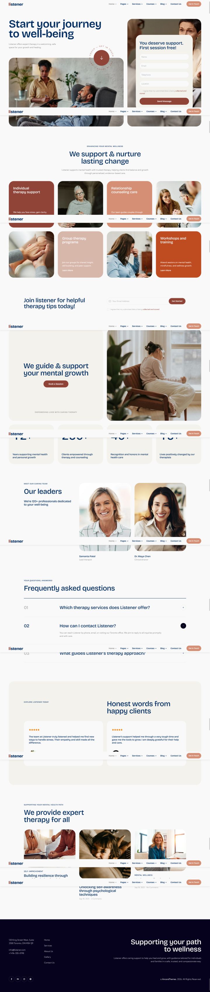 Шаблон ThemeForest Listener WordPress шаблон ThemeForest Listener
