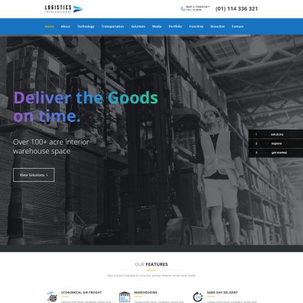 ThemeForest Logistics