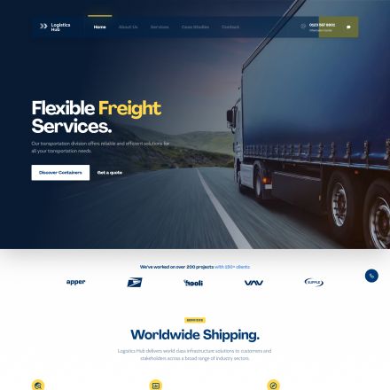 ThemeForest LogisticsHub