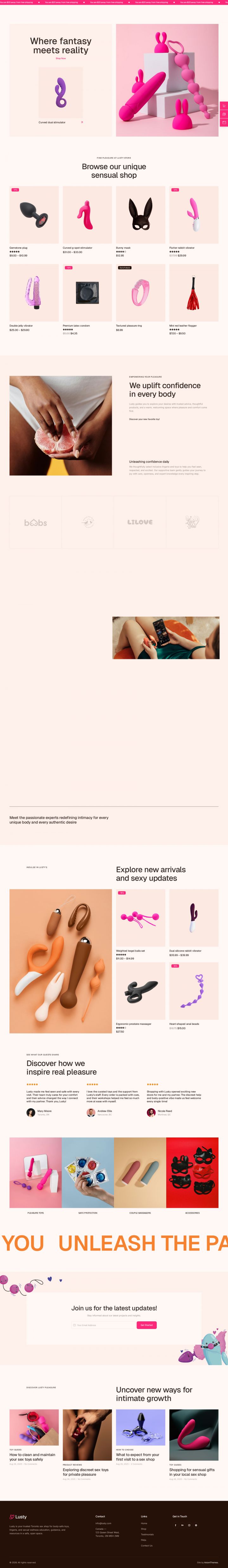 WordPress шаблон ThemeForest Lusty