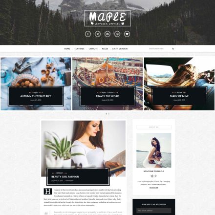 ThemeForest Maple