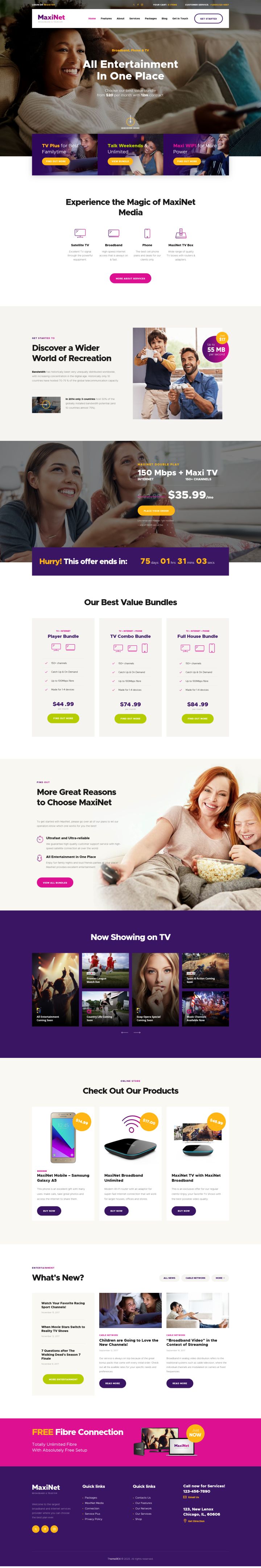 Шаблон ThemeForest MaxiNet WordPress шаблон ThemeForest MaxiNet