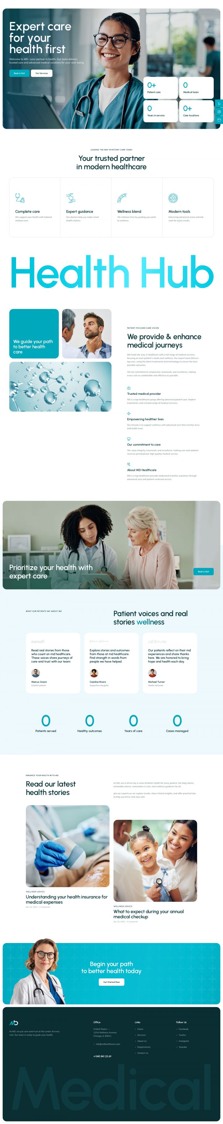 WordPress шаблон ThemeForest MD
