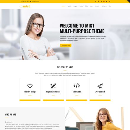 ThemeForest Mist