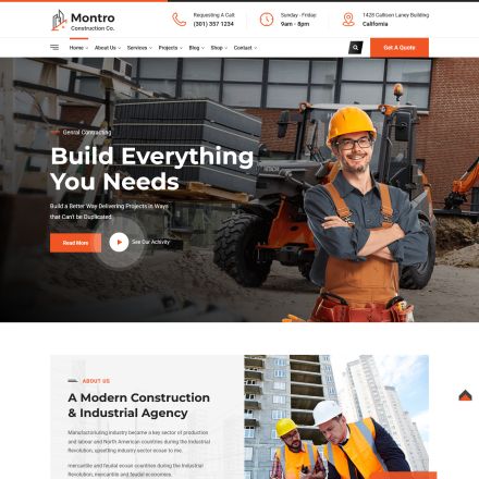 ThemeForest Montro