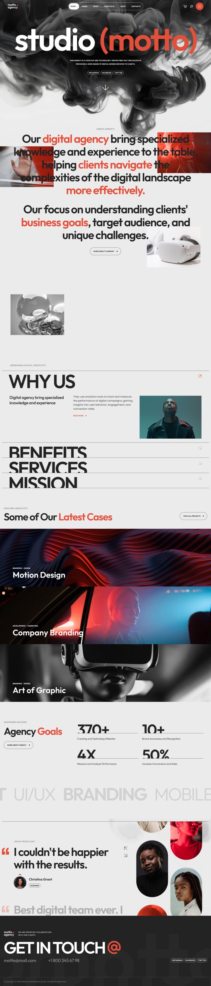 Шаблон ThemeForest Motto WordPress шаблон ThemeForest Motto