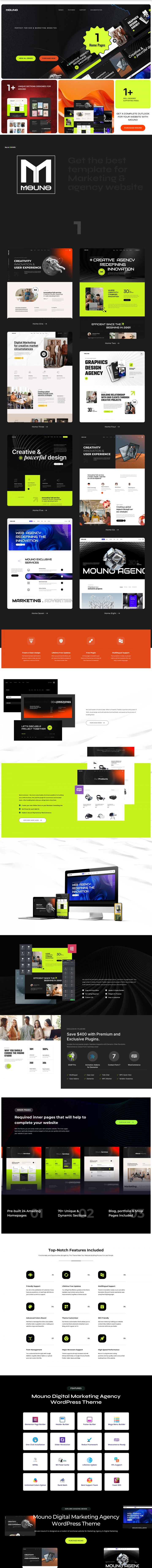 WordPress шаблон ThemeForest Mouno