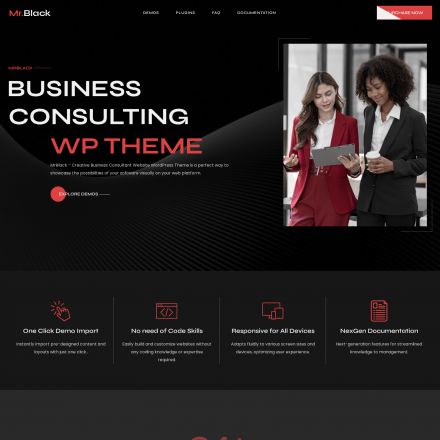 ThemeForest Mr.Black