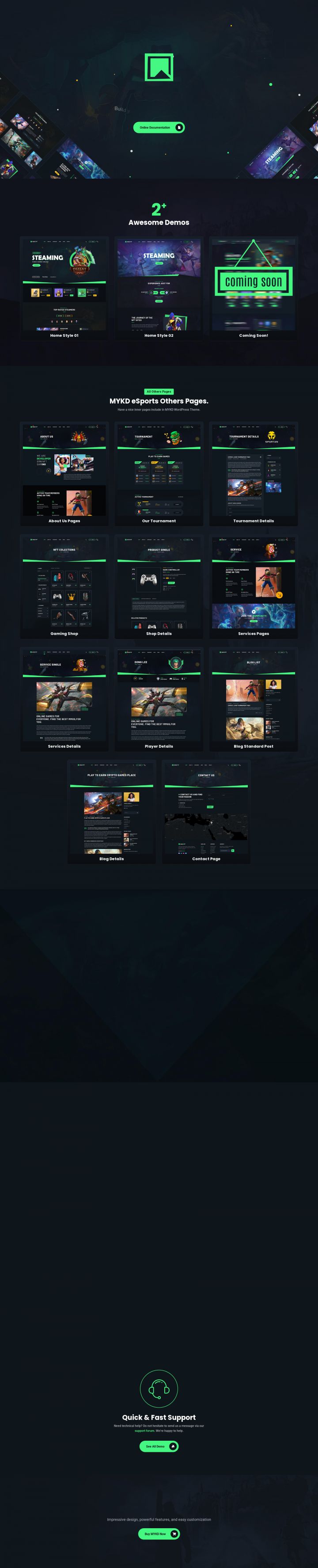 WordPress шаблон ThemeForest MYKD