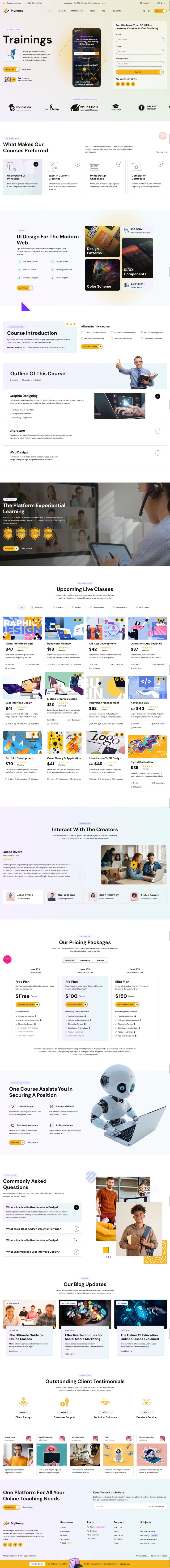 WordPress шаблон ThemeForest MyKorse
