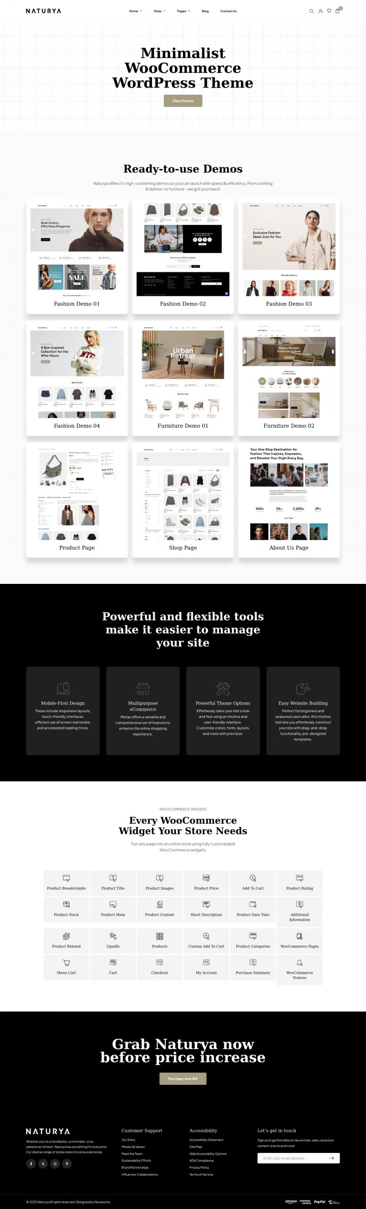 Шаблон ThemeForest Naturya WordPress шаблон ThemeForest Naturya