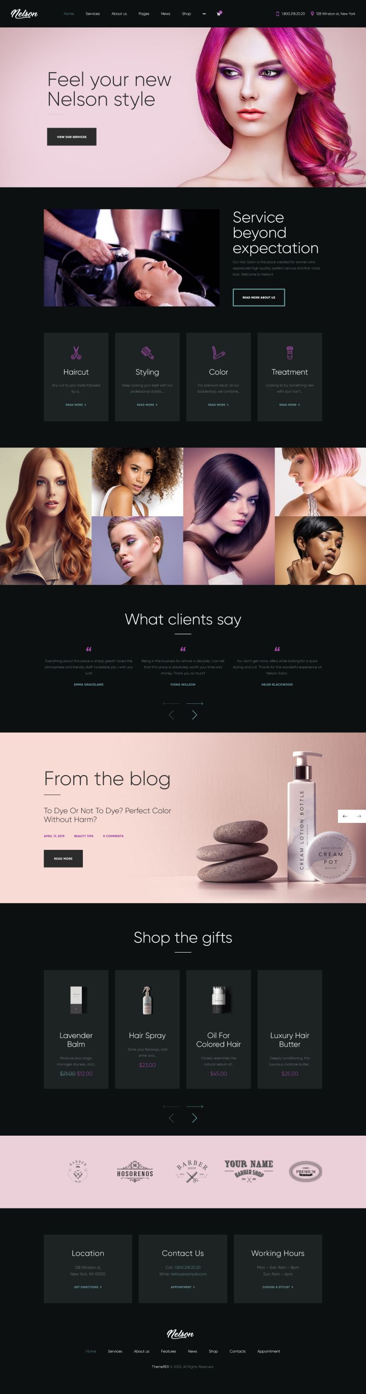 Шаблон ThemeForest Nelson WordPress шаблон ThemeForest Nelson