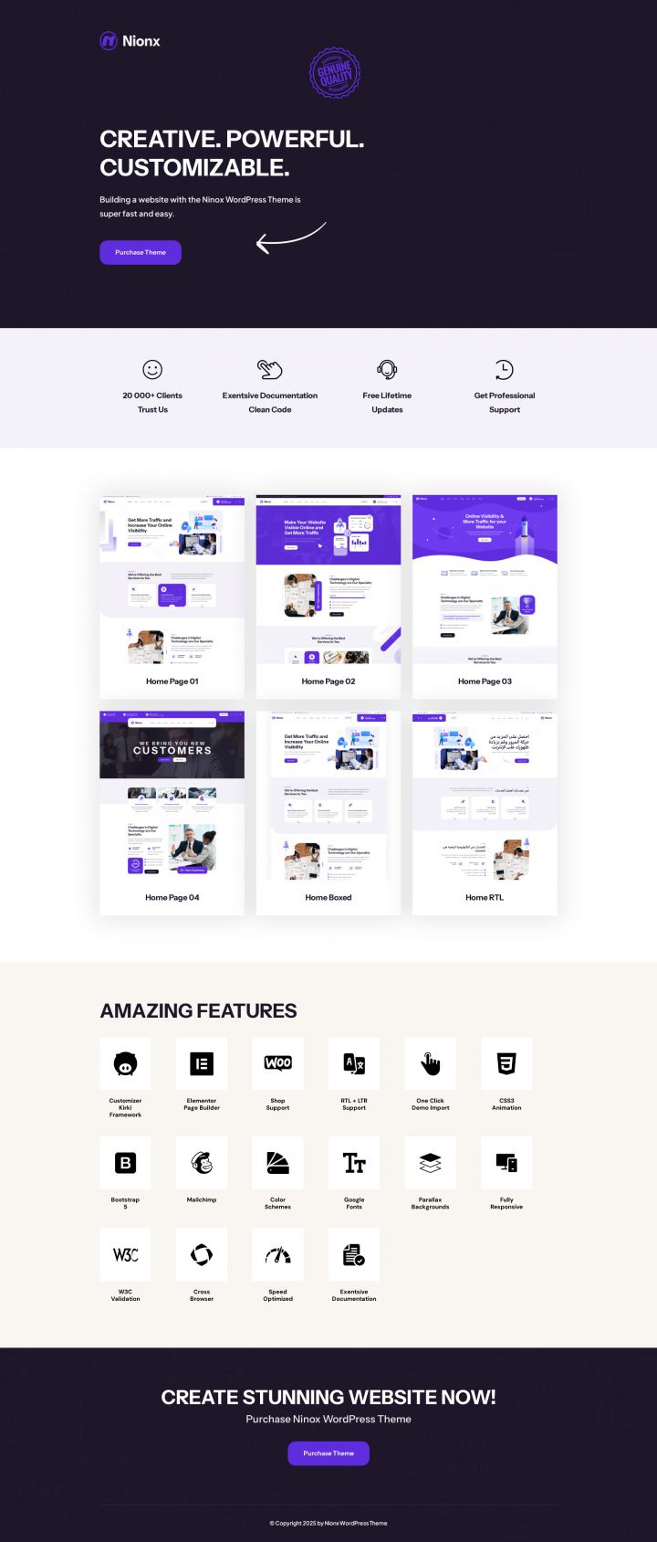 Шаблон ThemeForest Nionx WordPress шаблон ThemeForest Nionx