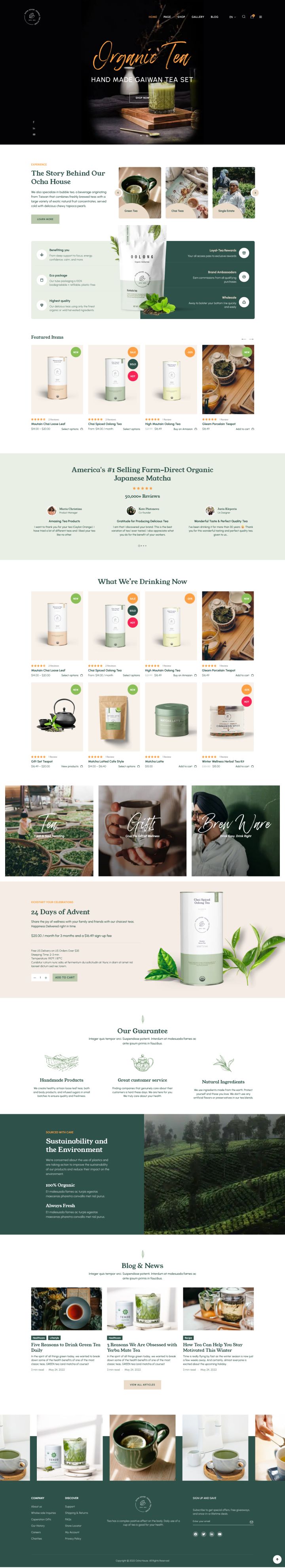 Шаблон ThemeForest OchaHouse WordPress шаблон ThemeForest OchaHouse