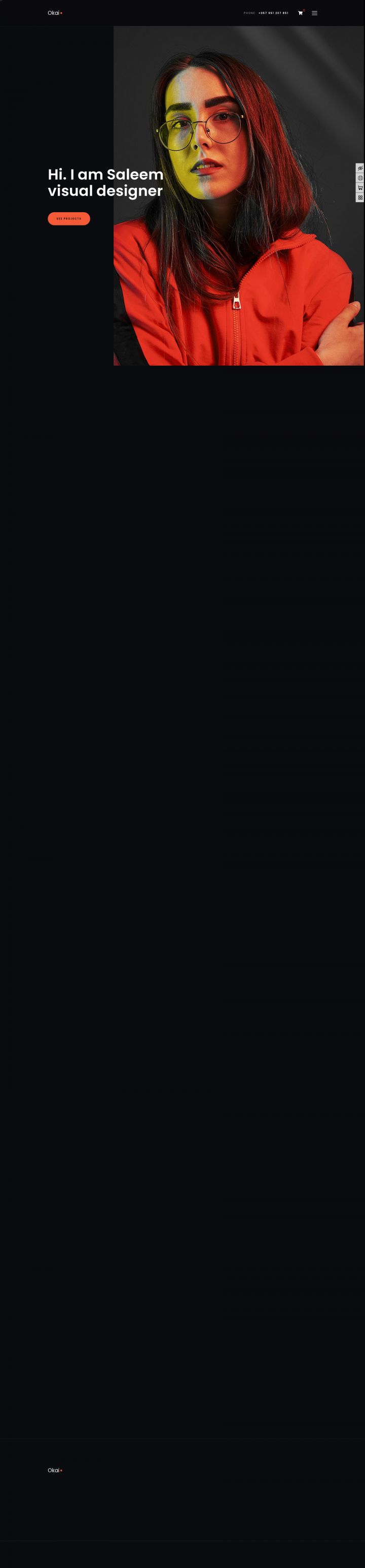 WordPress шаблон ThemeForest Okai