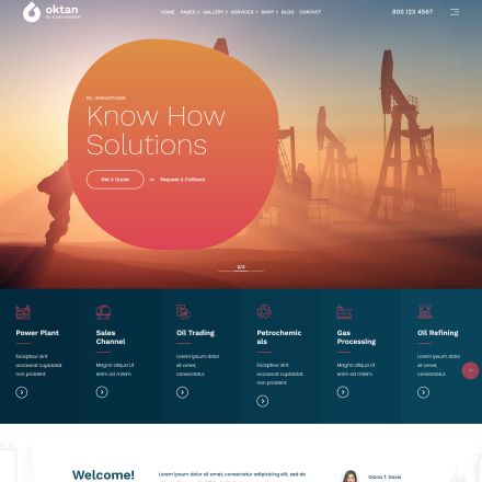 ThemeForest Oktan