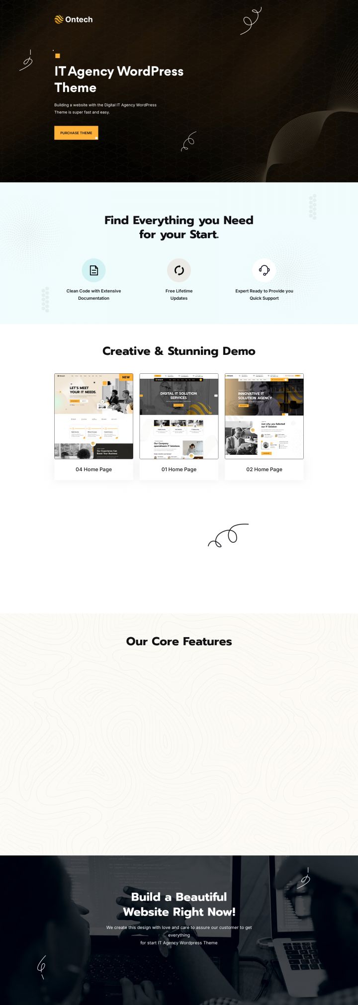 WordPress шаблон ThemeForest Ontech