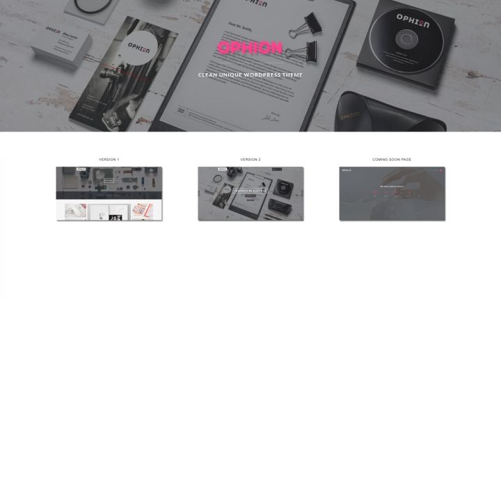 Шаблон ThemeForest Ophion WordPress шаблон ThemeForest Ophion