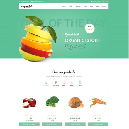 ThemeForest Organici