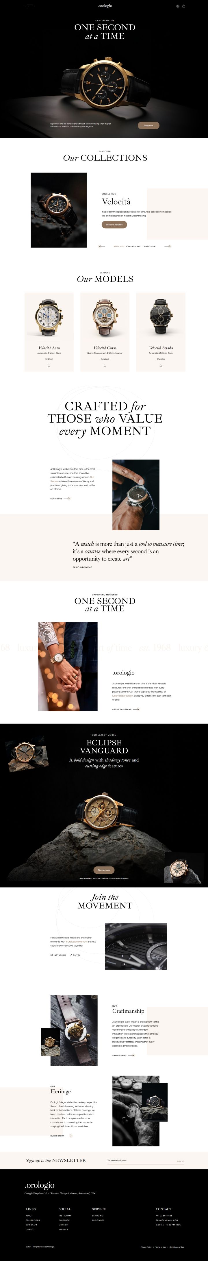 WordPress шаблон ThemeForest Orologio
