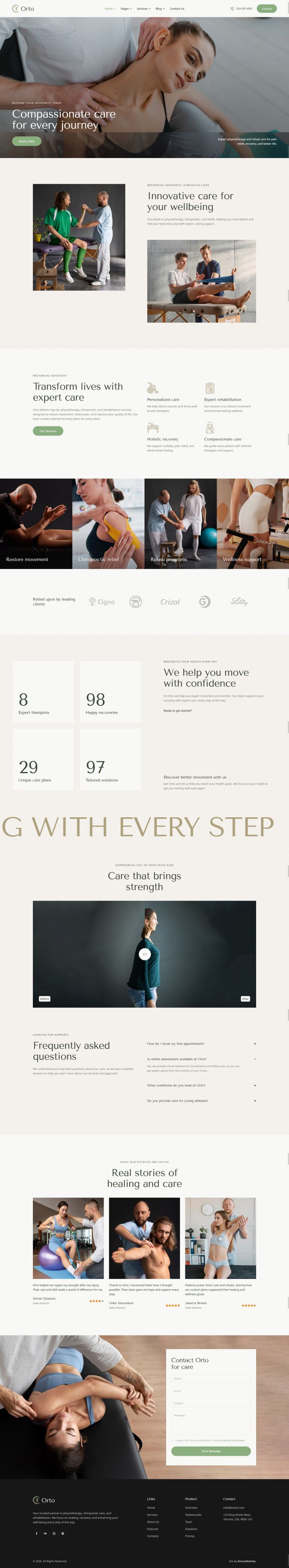 Шаблон ThemeForest Orto WordPress шаблон ThemeForest Orto