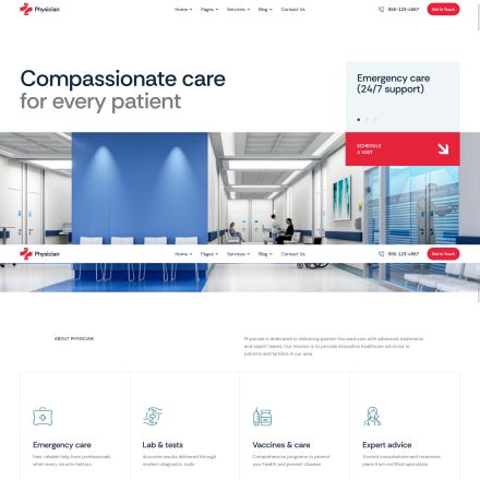 ThemeForest Physician