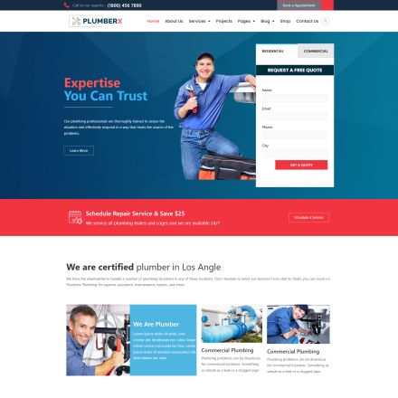 ThemeForest Plumber