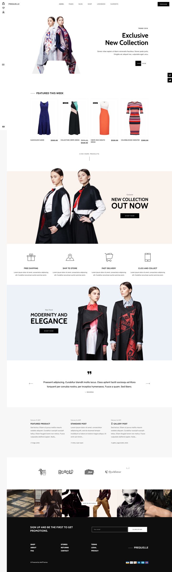 Шаблон ThemeForest Prequelle WordPress шаблон ThemeForest Prequelle