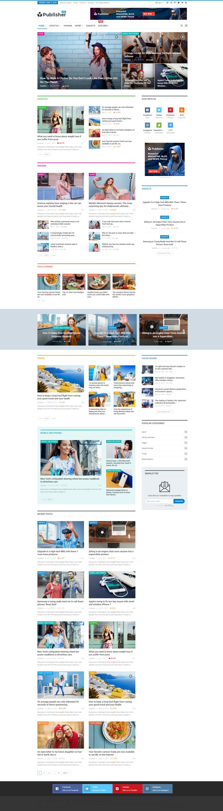 WordPress шаблон ThemeForest Publisher