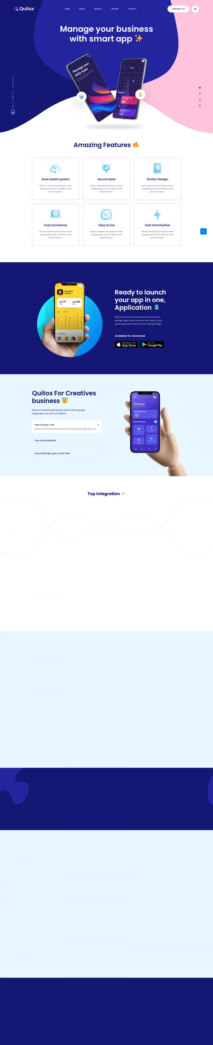 WordPress шаблон ThemeForest Quitox