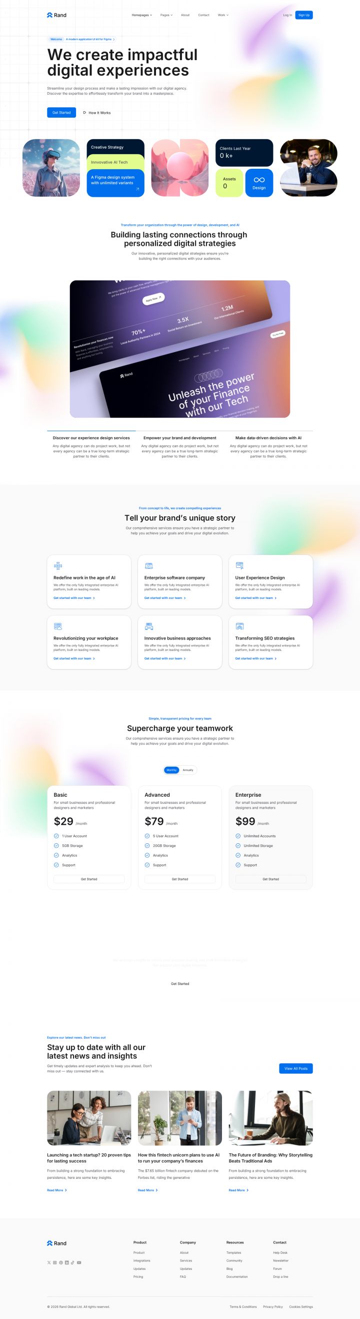 WordPress шаблон ThemeForest Rand