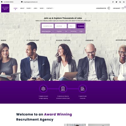 ThemeForest Recruitment Agency