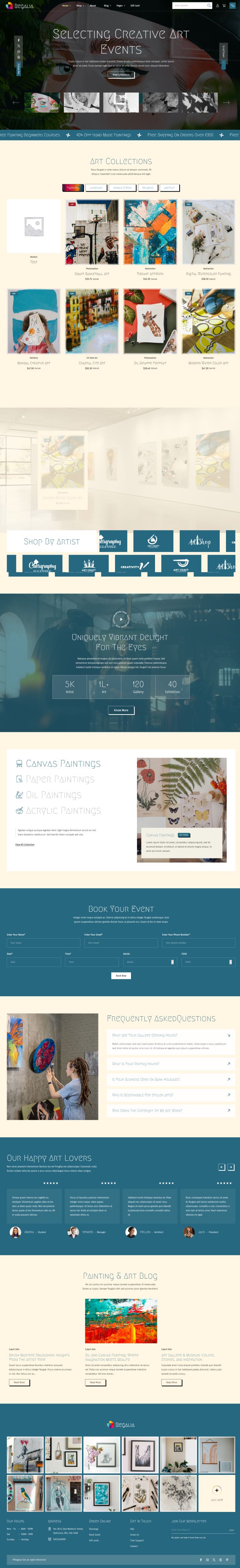 WordPress шаблон ThemeForest Regalia