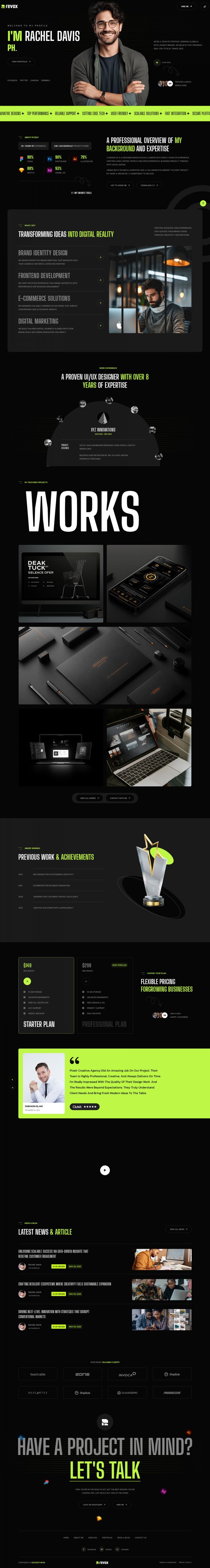 Шаблон ThemeForest Revox WordPress шаблон ThemeForest Revox