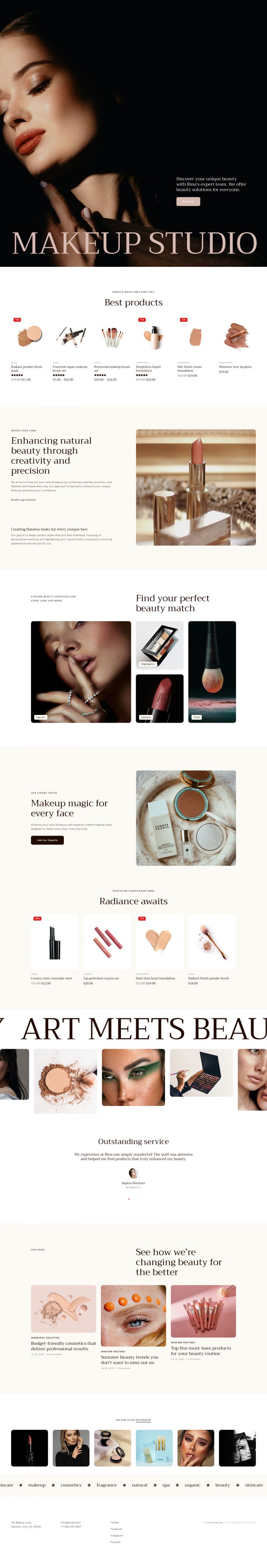 WordPress шаблон ThemeForest Rina