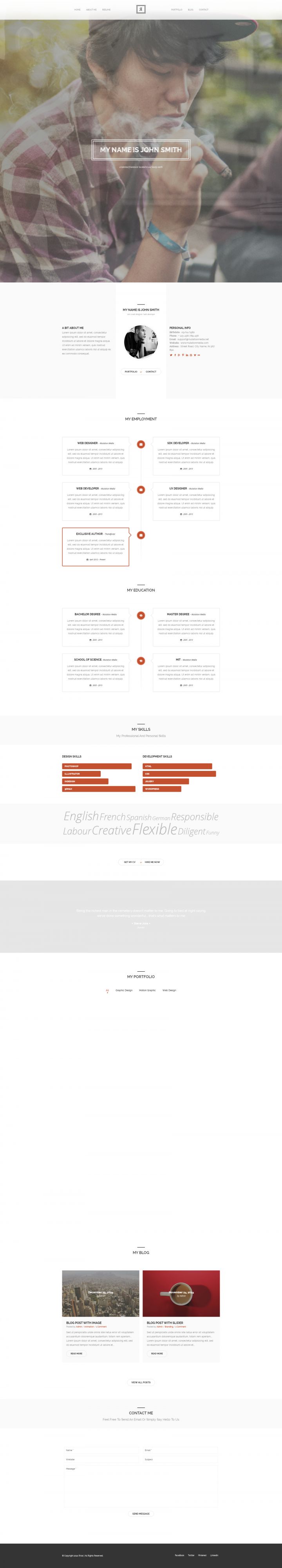 WordPress шаблон ThemeForest Rival