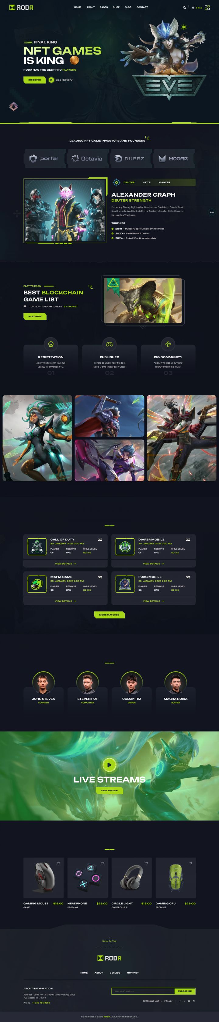 WordPress шаблон ThemeForest Roda