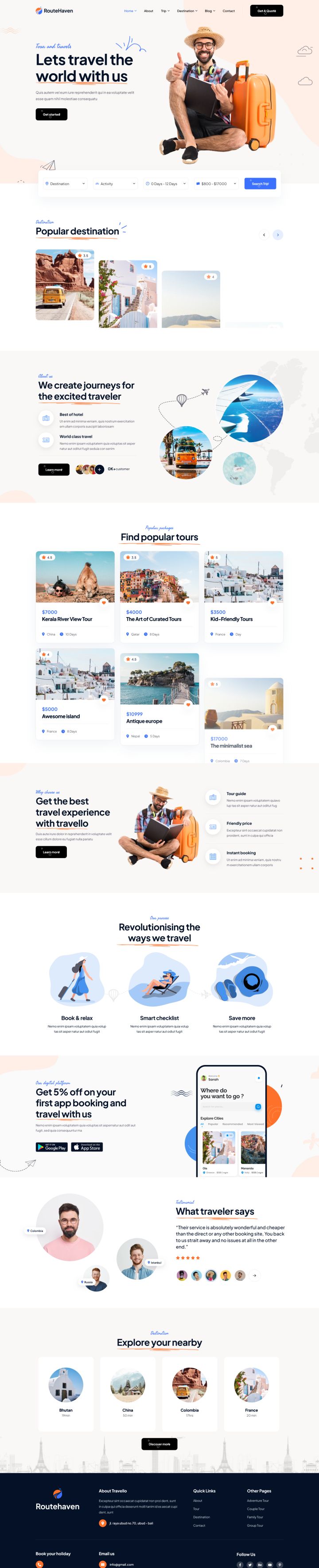 Шаблон ThemeForest RouteHaven WordPress шаблон ThemeForest RouteHaven