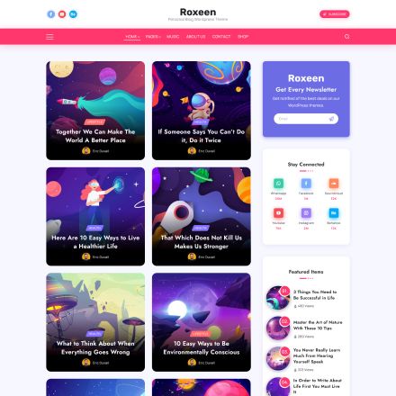 ThemeForest Roxeen