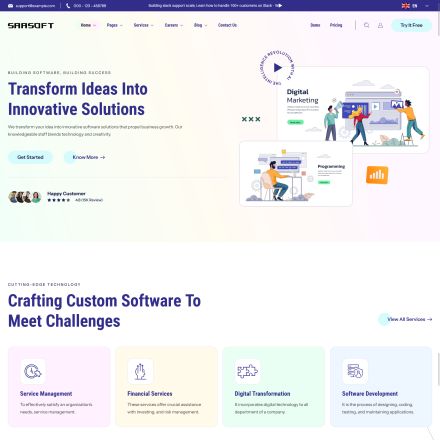 ThemeForest SaaSoft