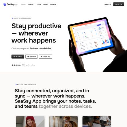 ThemeForest SaaSsy App
